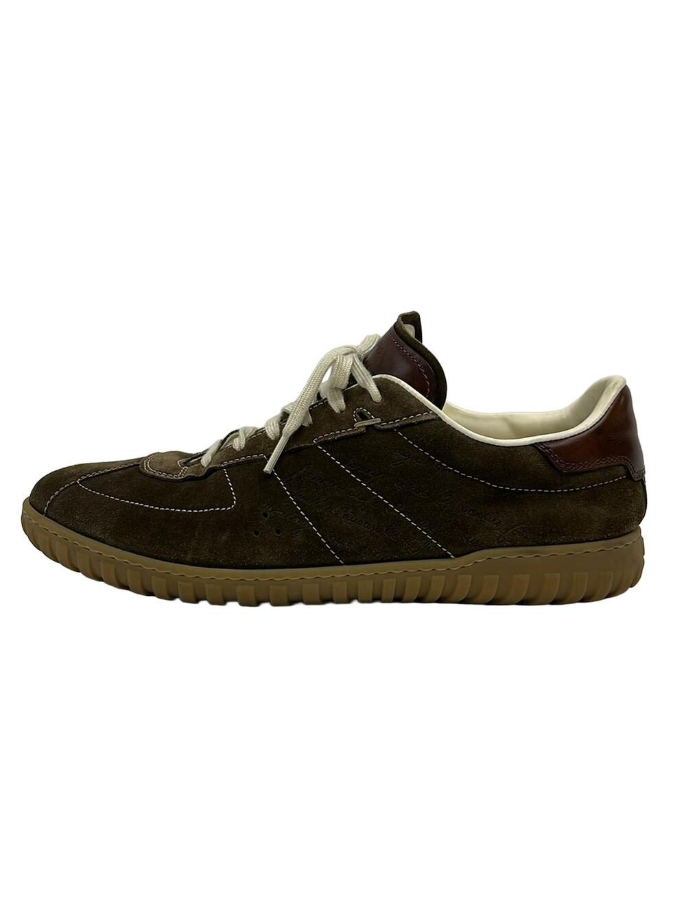 Berluti Dark Brown Suede Leather Men's #347085B60B